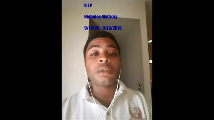 R.I.P Nicholas McCrary aka Baraka Mkray