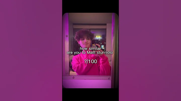 How similar are you to Matt sturniolo 💙#mattsturniolo #fyp #edit #fypage #foryoupage #capcut