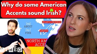 Accent Expert Gives a Tour of North American Accents | WIRED| Irish Girl Reacts