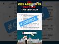 CDS English Most Important PYQ | UPSC CDS English Preparation #cds2026 #tranding #feedshorts