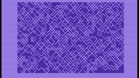 Random maze C64 BASIC