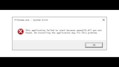 Roblox Player System Error OPENGL32 DLL was not found  Fix  2022