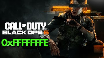 COD Black Ops 6 Error Code 0xFFFFFFFE The Game Has Crashed