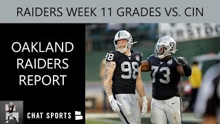 Raiders grades after oakland's week 11 win against the bengals. maxx
crosby had 4 sacks in this game and is showing entire nfl why he might
be steal ...