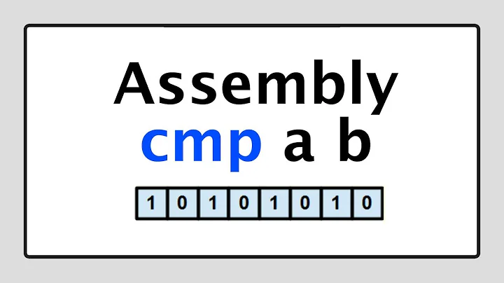 Assembly tutorial - CMP command & Sign Flag, Overflow Flag