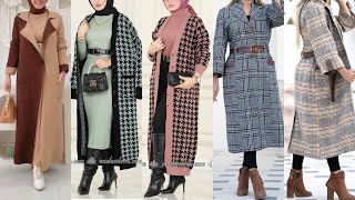 موضةخريف 2023/2024🌟ألبسةنسائية المحجبات شتوية وراقيةmodest clothing/hijab style/modest fashion