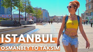 Istanbul Turkey 2022 Around Taksim Square And Osmanbey 10 May Walking Tour 4K Uhd 60Fps