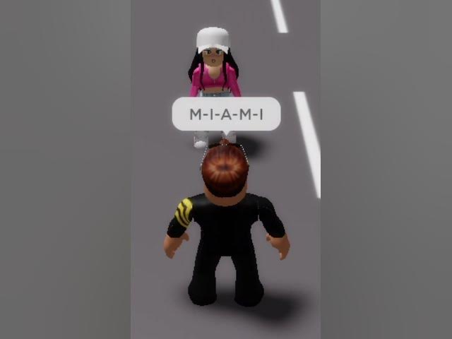 M-I-A-M-I, Running out of time! 🏃#roblox #viral