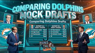 🐬 Dolphins Mock Draft SHOCKERS?! Experts Can’t Agree on Miami’s Picks 👀🔥