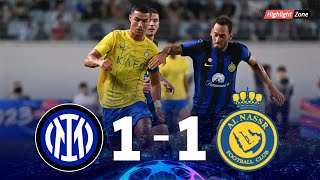 Inter Milan 1 x 1 Al Nassr ● Club Friendly 2023 Goals & Highlights HD