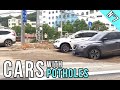 Cars Hitting MASSIVE Potholes (#7)