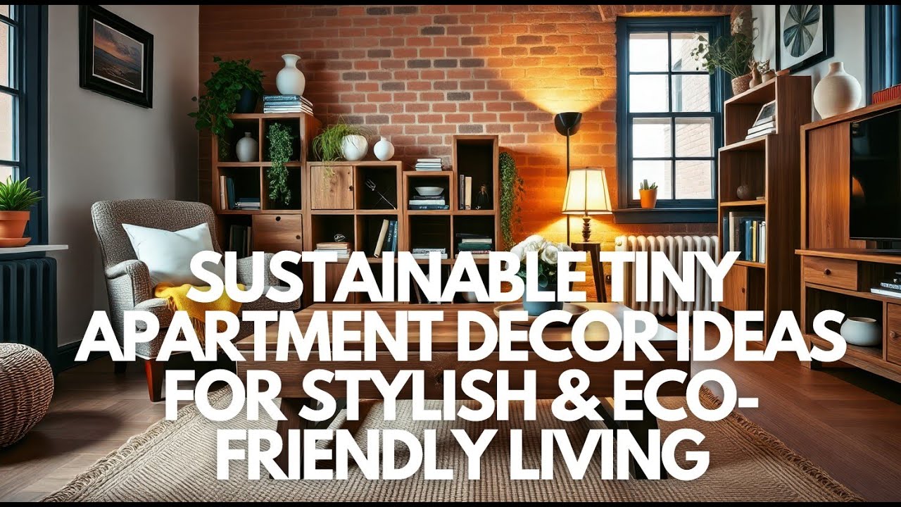 Sustainable Tiny Apartment Decor Ideas for Stylish & Eco-Friendly ...