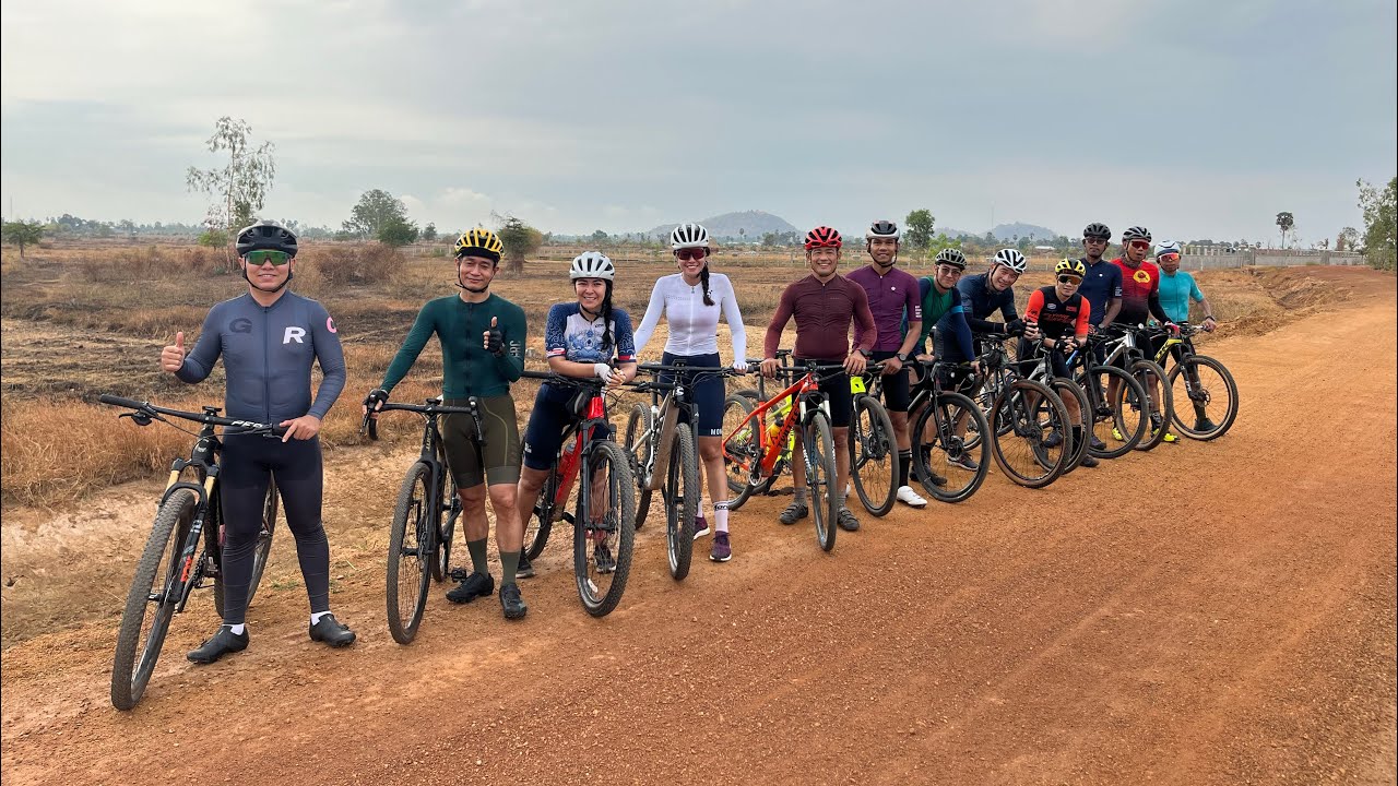 Mtb Rice Ride Through Cambodian Rice Fields With Gopro Mtb Cycling - YouTube