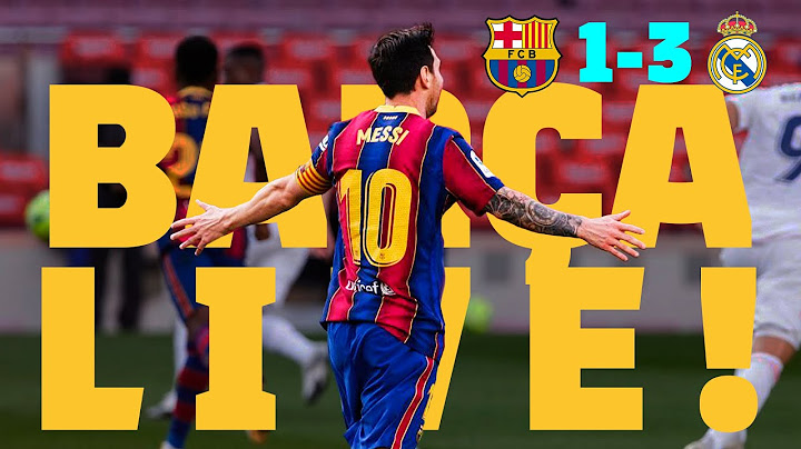 🔥 BARÇA LIVE: EL CLÁSICO 🔥 | BARÇA 1 - 3 REAL MADRID | Warm up & Match Center