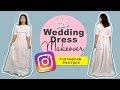 $20 WEDDING DRESS MAKEOVER | Thrifted Transformations