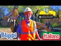Blippi alla scoperta ell'escavatore | Blippi in Italiano | Video educativi per bambini