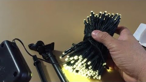 BESTECHNO Solar Christmas Lights, 72ft / 22m, 200 LED, Waterproof, 8 Modes Solar Fairy String Lights