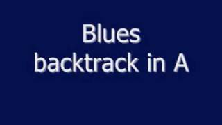 Video thumbnail of "Blues backtrack in A"
