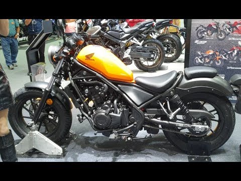 Honda Rebel 500 - Orange - YouTube