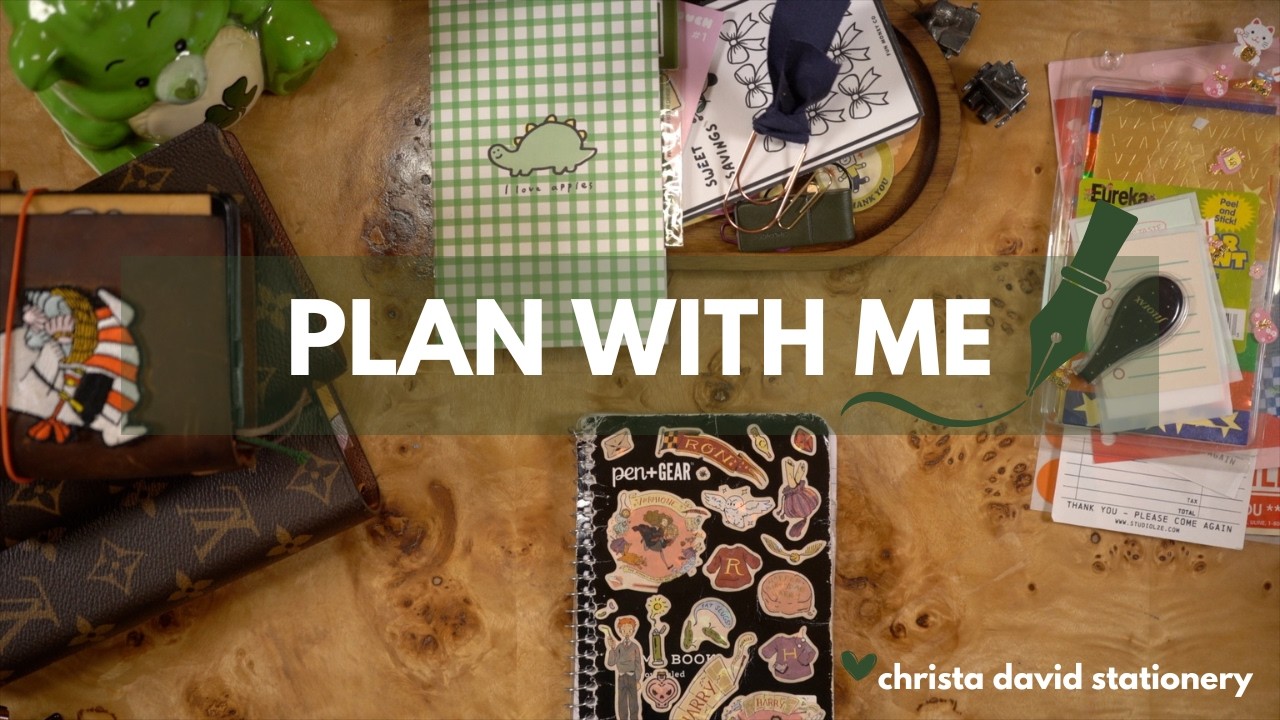 Plan With Me in My Louis Vuitton Ring Agenda & Wallet | Luxury Planner Setup