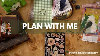 Plan With Me in My Louis Vuitton Ring Agenda & Wallet | Luxury Planner Setup