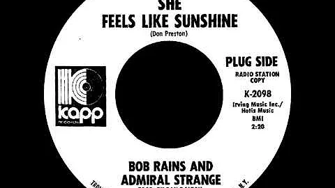 Bob Rains & Admiral Strange  -  She Feels Like Sun...
