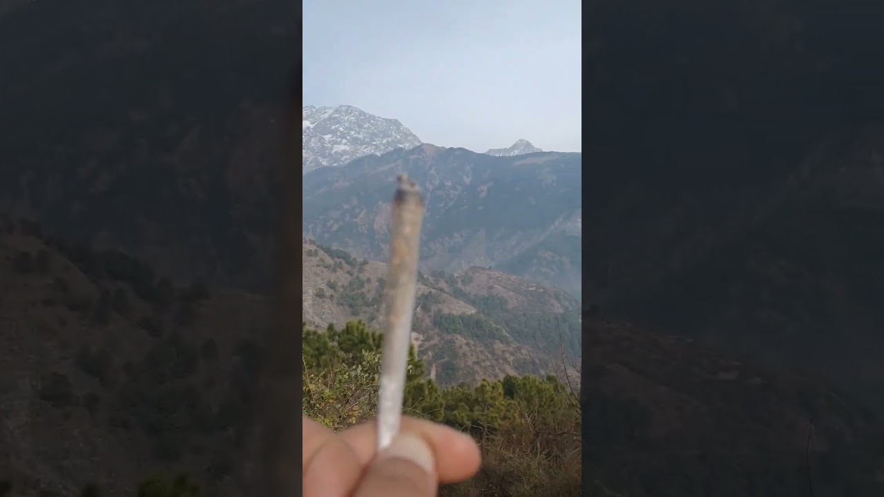 joint in mountains,  winter season 