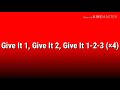 Give It All You Got(Lyrics)