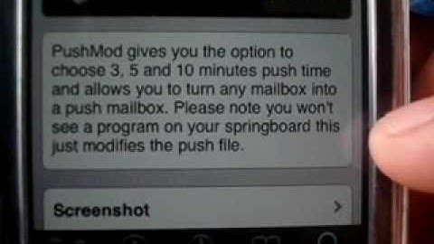 How To Get Push Notification On Ipod Touch 3.0 and 2.2.1