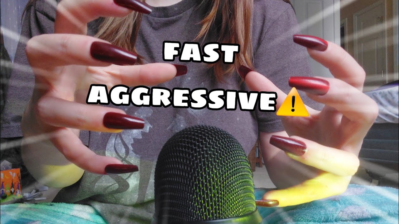MIC TRIGGERS AND TAPPING ☆FAST AND AGGRESSIVE ASMR☆