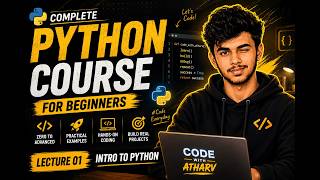 🐍 COMPLETE PYTHON COURSE 2026 | LECTURE 01: Introduction to Python & Course Roadmap 🚀 | CDP PROJECT