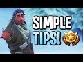 3 Simple Tips To Help You Improve In Fortnite! (Season 8)