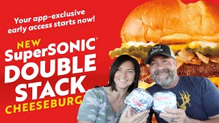 New SuperSonic Double Stack Cheeseburger
