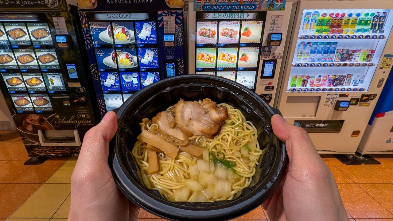 Eating Tokyo's 24 Hour Vending Machines