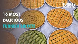 16 Best Turkish Desserts That Will Blow Your Mind | Turkish Recipes | Best Turkish Sweets