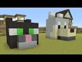 Minecraft Tutorial: How to make a EASY! Dog and Cat House!