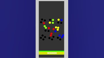 MINI Marble Race - Marble Race in Algodoo #shorts