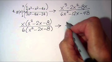 Vertical Asymptotes and Holes continued