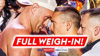 Full Tyson Fury vs Oleksandr Usyk weigh-in and final face-off! 🔴 image