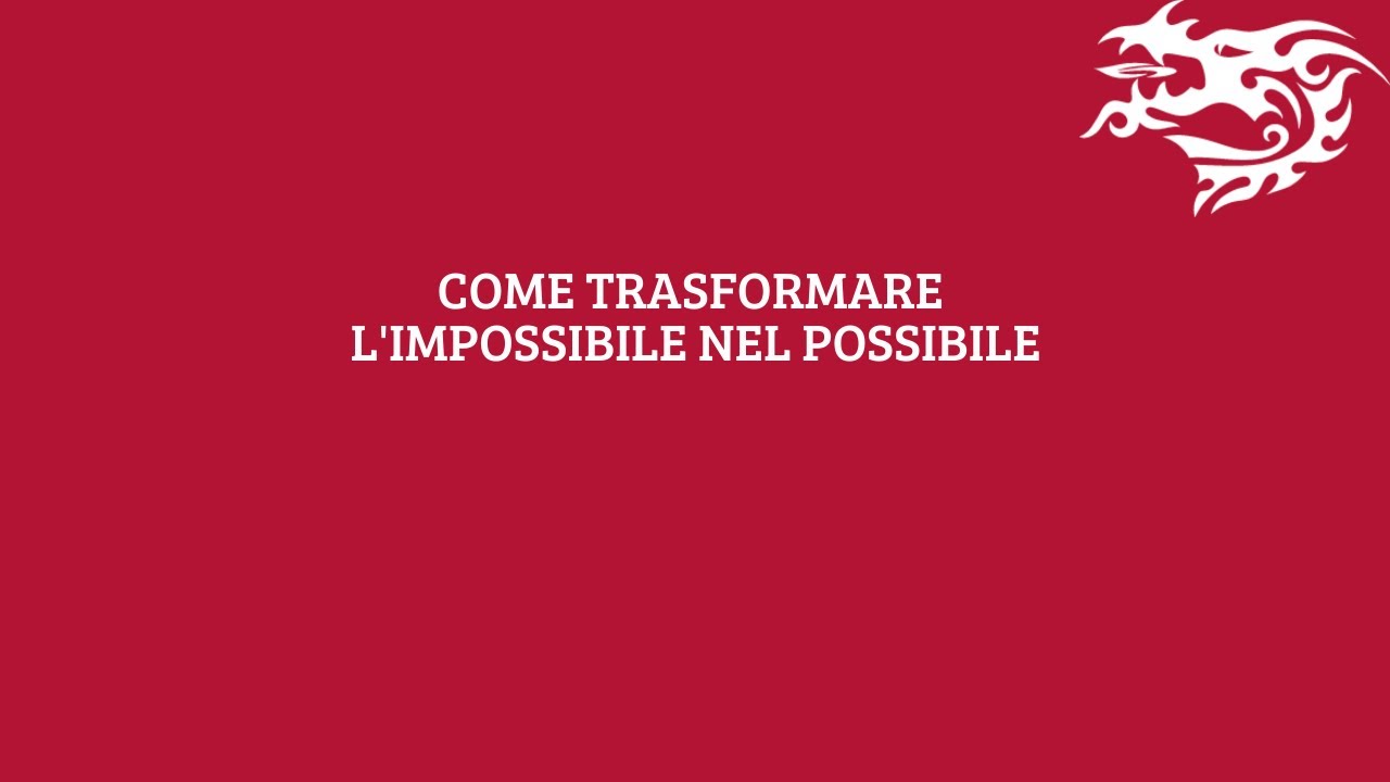 Come trasformare l'impossibile nel possibile - YouTube