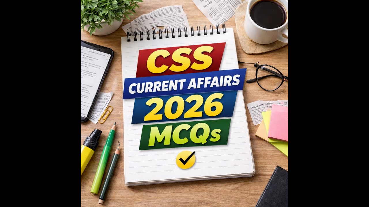 CSS Current Affairs 2026 Paper MCQs Solved | FPSC CSS 2026 Current Affairs