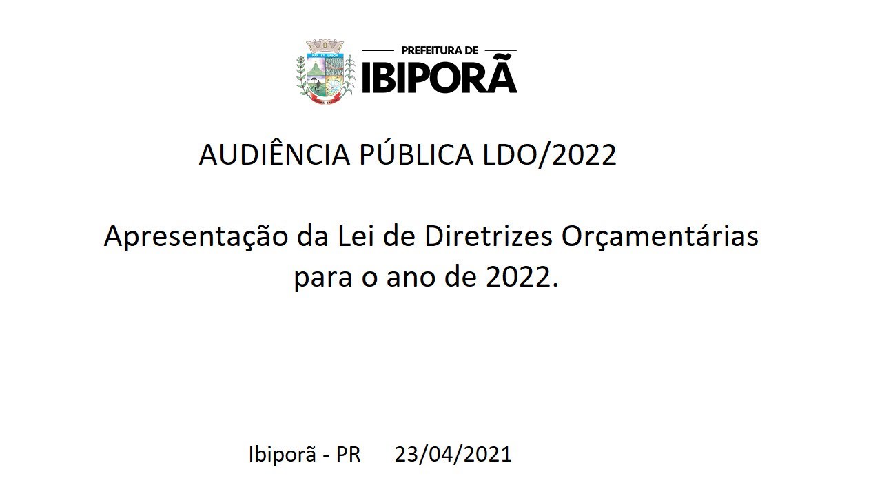 Prefeitura Municipal de Ibiporã - PR