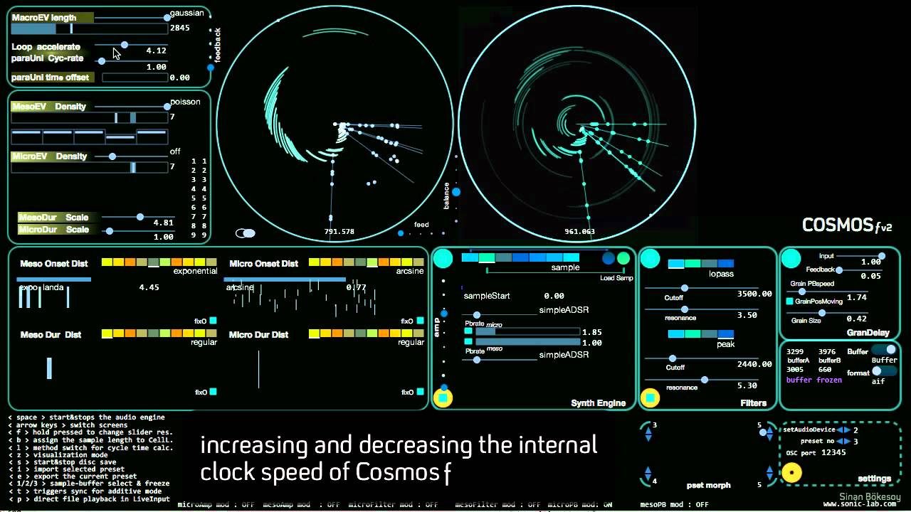 Cosmosƒ V2 BufferLooping/Processing-Demo