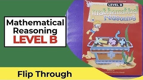 Mathematical Reasoning B | Flip Through