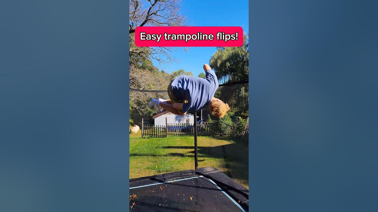 3 EASY flips to learn on your TRAMPOLINE! (Be careful on the trampoline) #flips #gymnast #trampoline 3 EASY flips to learn on your TRAMPOLINE! (Be careful on the trampoline) #flips #gymnast #trampoline