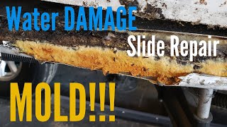 Slide Repair, Water Damage & MOLD.   RV Life