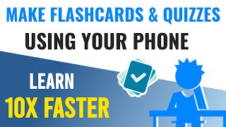 How to Make Flashcards & Quizzes using phone | Learn Anything Faster (Hindi)