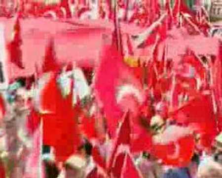 Cumhuriyet Mitingi 29 Nisan 2007 Caglayan Memleketim Şarkısı