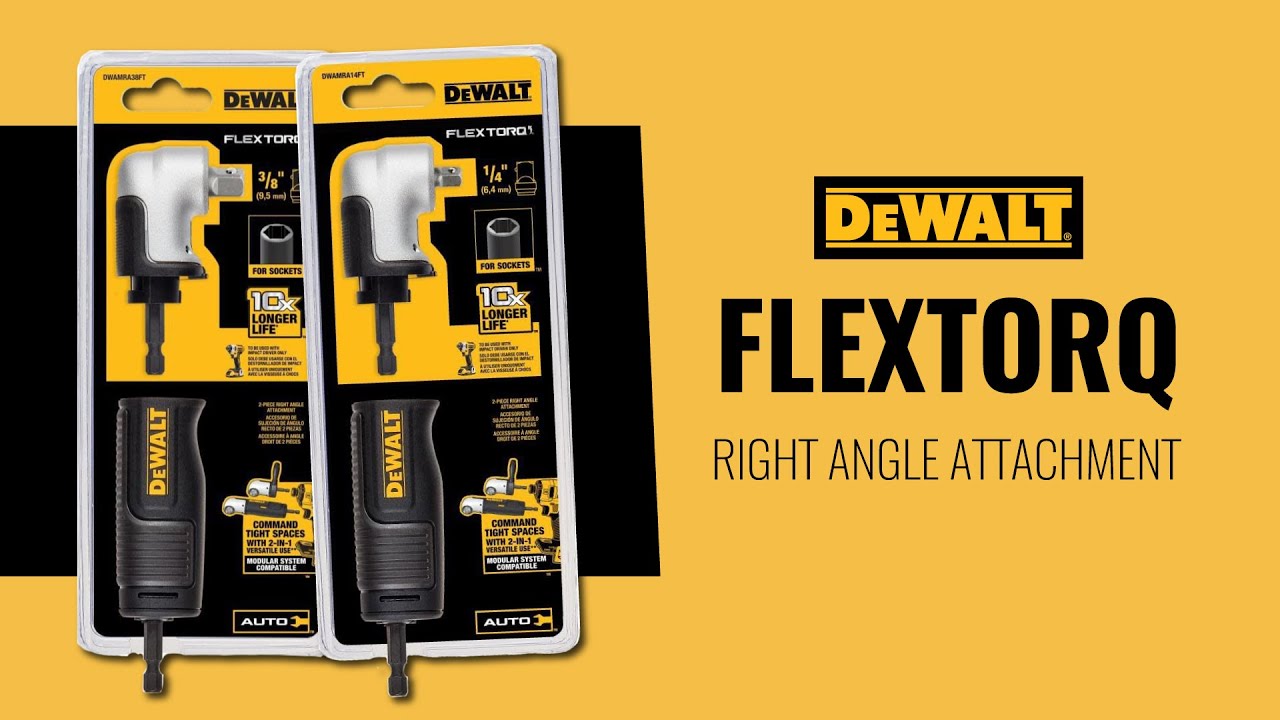 DEWALT FLEXTORQ Right Angle Drive Attachments 