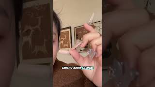 Она сделала откидные ногти #shorts